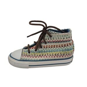 Converse Chuck Taylor All Star Shoes Infants Size 7 Multi Knit High Top 746956F